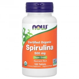 Спирулина Now Foods Spirulina 500 mg - 100 tabs