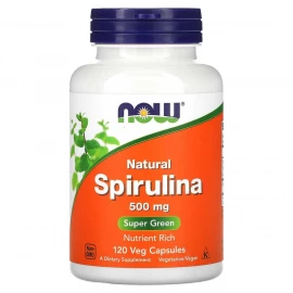 Спіруліна Now Foods Spirulina 500 mg - 120 vcaps