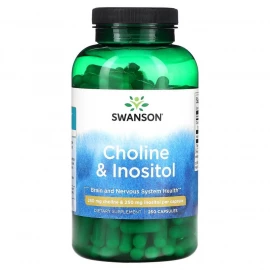 Холин и инозитол Swanson Choline Inos 250 mg - 250 caps
