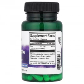 Цитрат цинку Swanson Zinc Citrate 50 mg - 60caps