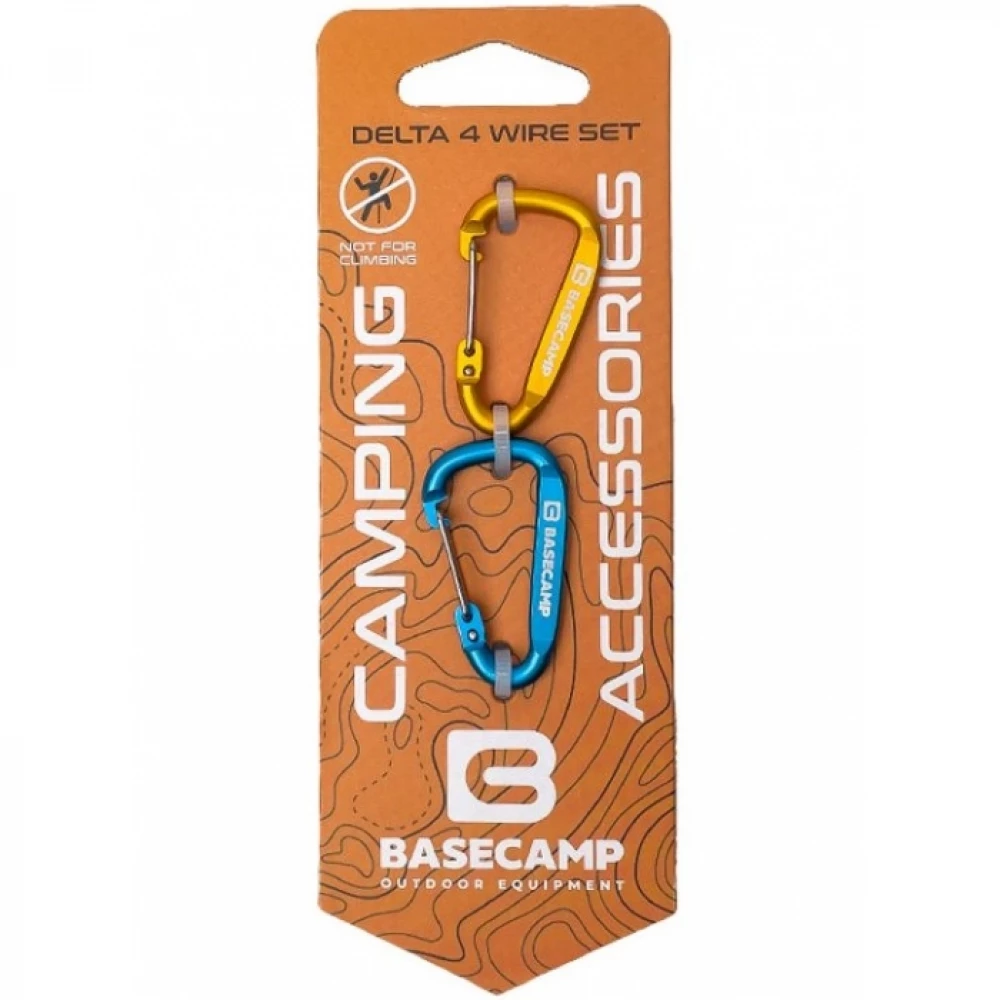 Набір карабінів Base Camp Delta 4 Wire Set 2 (2 шт) 