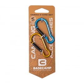 Набір карабінів Base Camp Omega 6 Straight Set (2 шт)