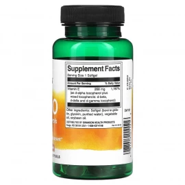 Вітаміни Swanson Vitamin E Mixed Tocopherols 400 IU - 100sgels