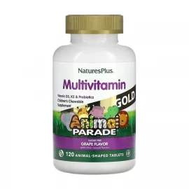 Вітамінно-мінеральний комплекс Nature's Plus Animal Parade Gold - 120 chewtabs