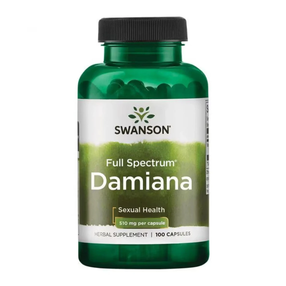 Дамиана Swanson Full Spectrum Damiana 510 mg - 100 caps