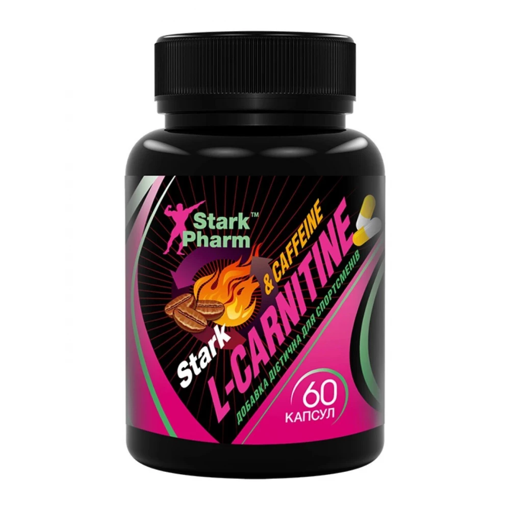 Жироспалювач Stark Pharm Caffeine L-Carnitine - 60 caps
