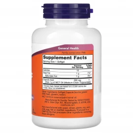 Каприлова кислота Now Foods Caprylic Acid 600mg - 100 sgels