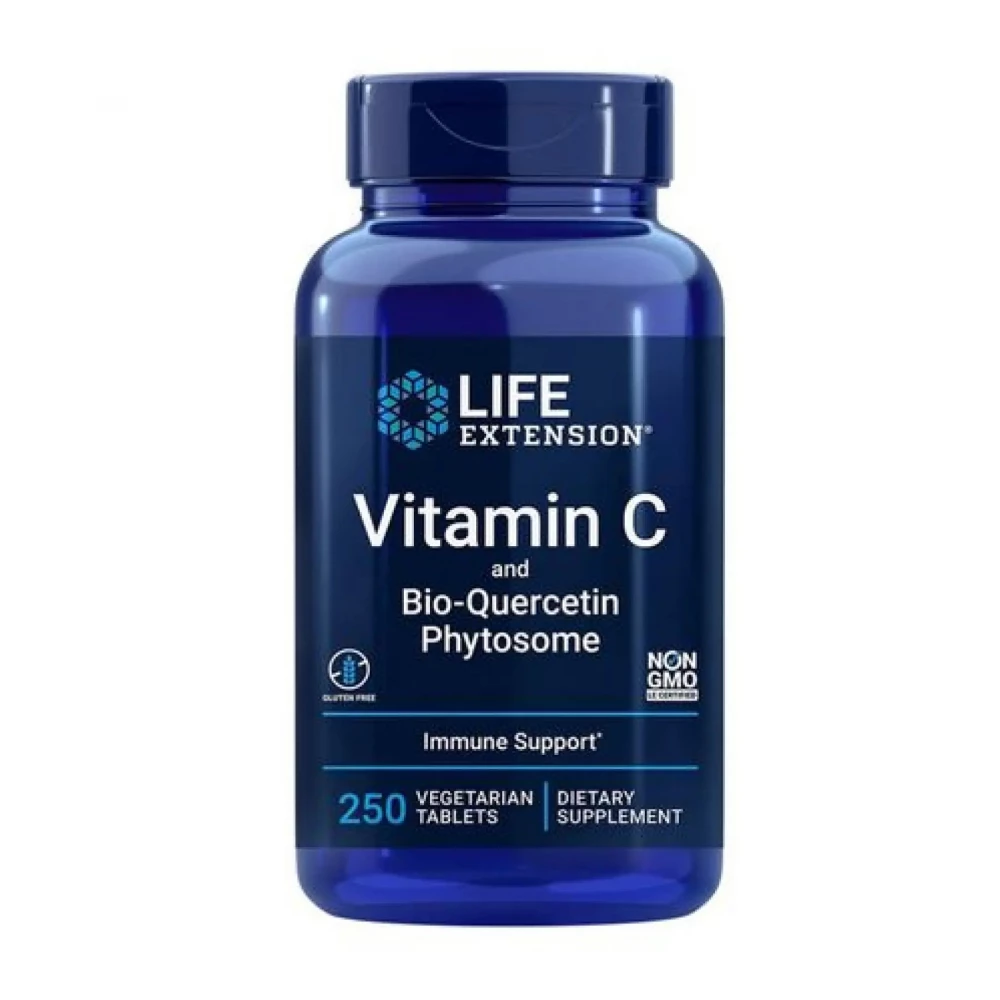 Вітамін C Life Extension Vitamin C and Bio-Quercetin Phytosome - 250 tabs