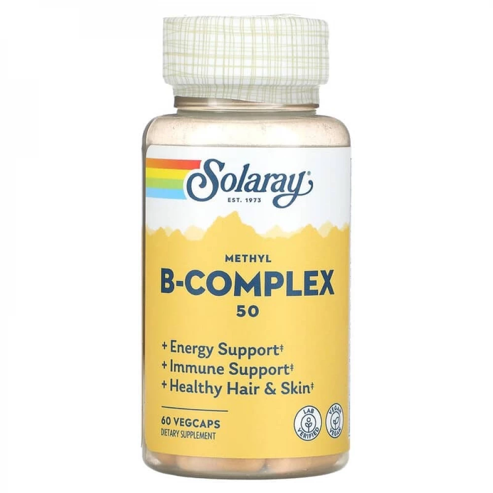 Вітаміни Solaray Methyl B-Complex 50 mg - 60 vcaps