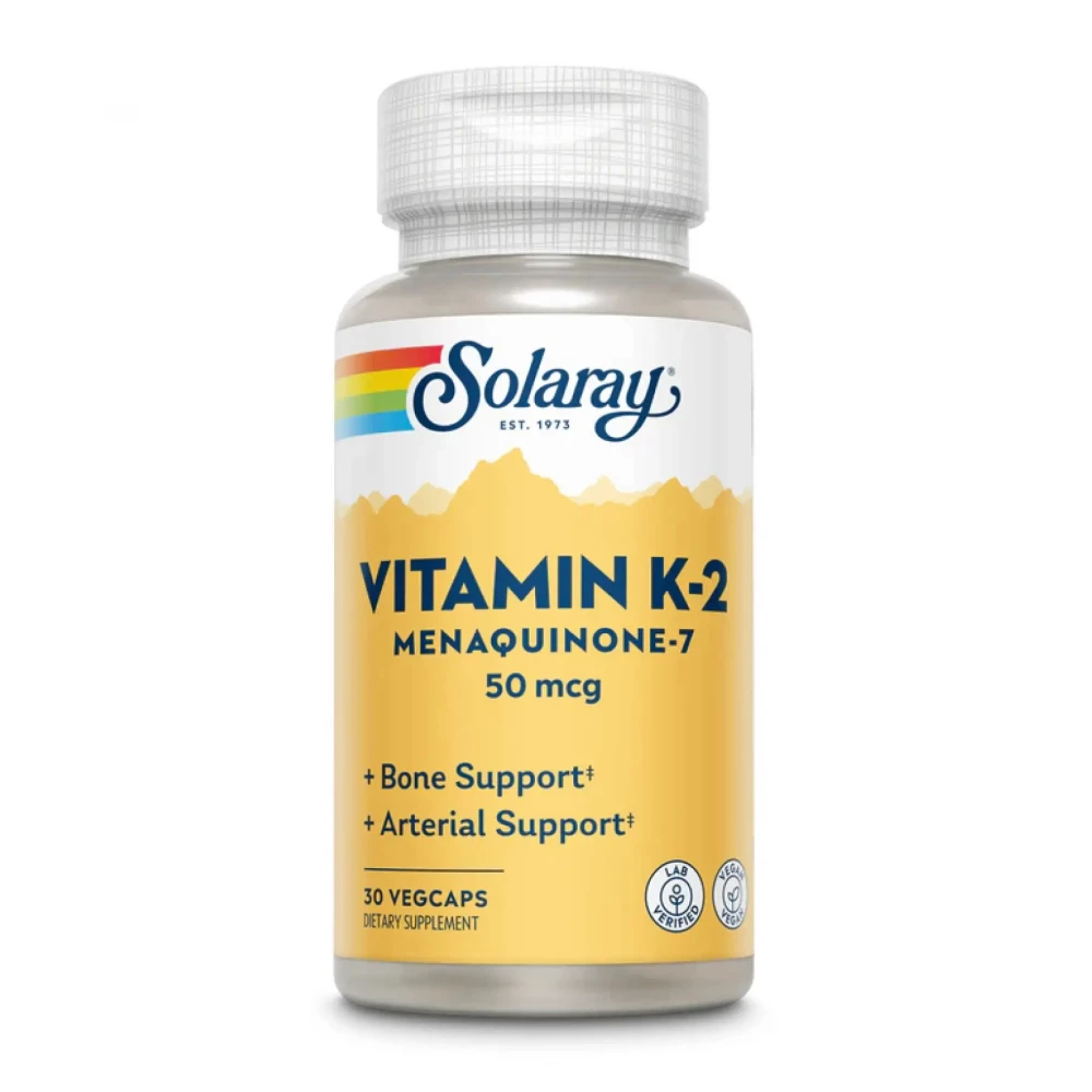 Витамины Solaray Vitamin K-2 MK-7 50 mcg - 30 vcaps