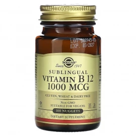 Витамины Solgar Vitamin B12 1000 mcg - 100 nuggets