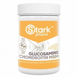 Глюкозамін хондроїтин Stark Pharm Glucosamine Chondroitin MSM - 90 caps