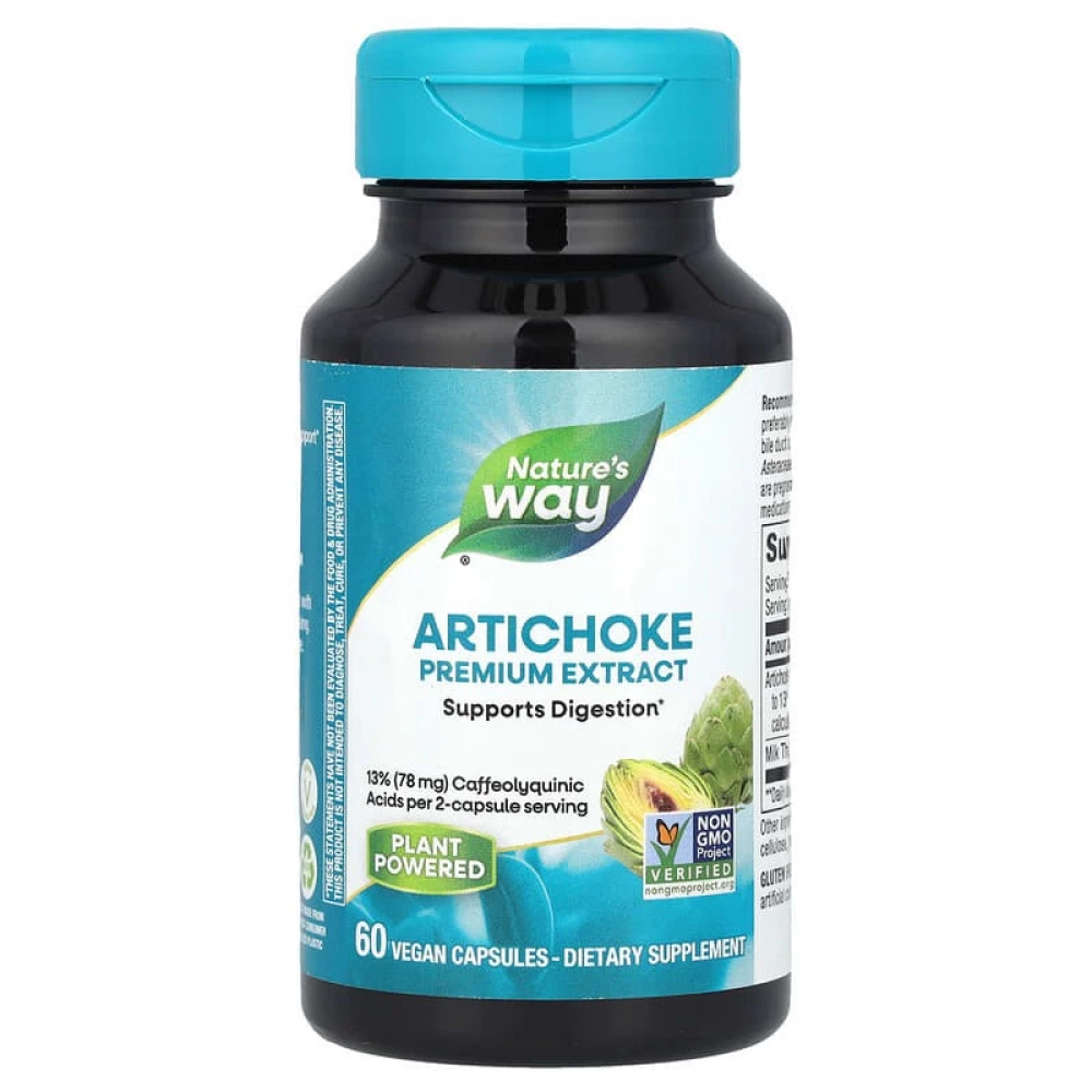 Екстракт артишоку Nature's Way Artichoke Supports Digestion - 60 vcaps