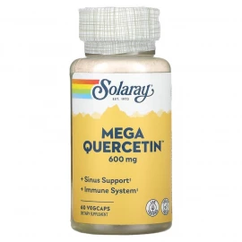Кверцетин Solaray Mega Quercetin 600 mg - 60 vcaps
