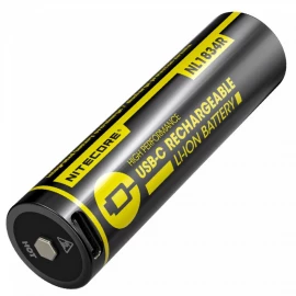Аккумулятор литиевый Li-Ion 18650 Nitecore NL1834R (3400mAh, USB-C), защищенный