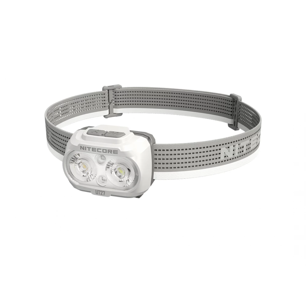 Фонарь налобный Nitecore UT27 2024 (2xNiteLab UHE LED, 800 люмен, 4 режима, 3xAAA, HLB1500)