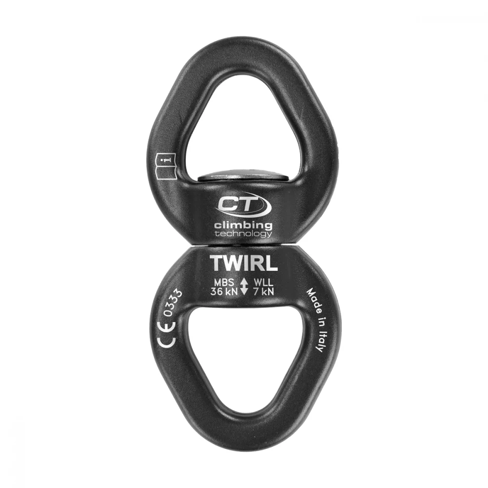 Вертлюг Climbing Technology Black Twirl Aluminium Swivel