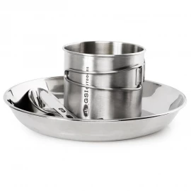 Набор посуды GSI Outdoors Glacier Stainless 1 Person Set