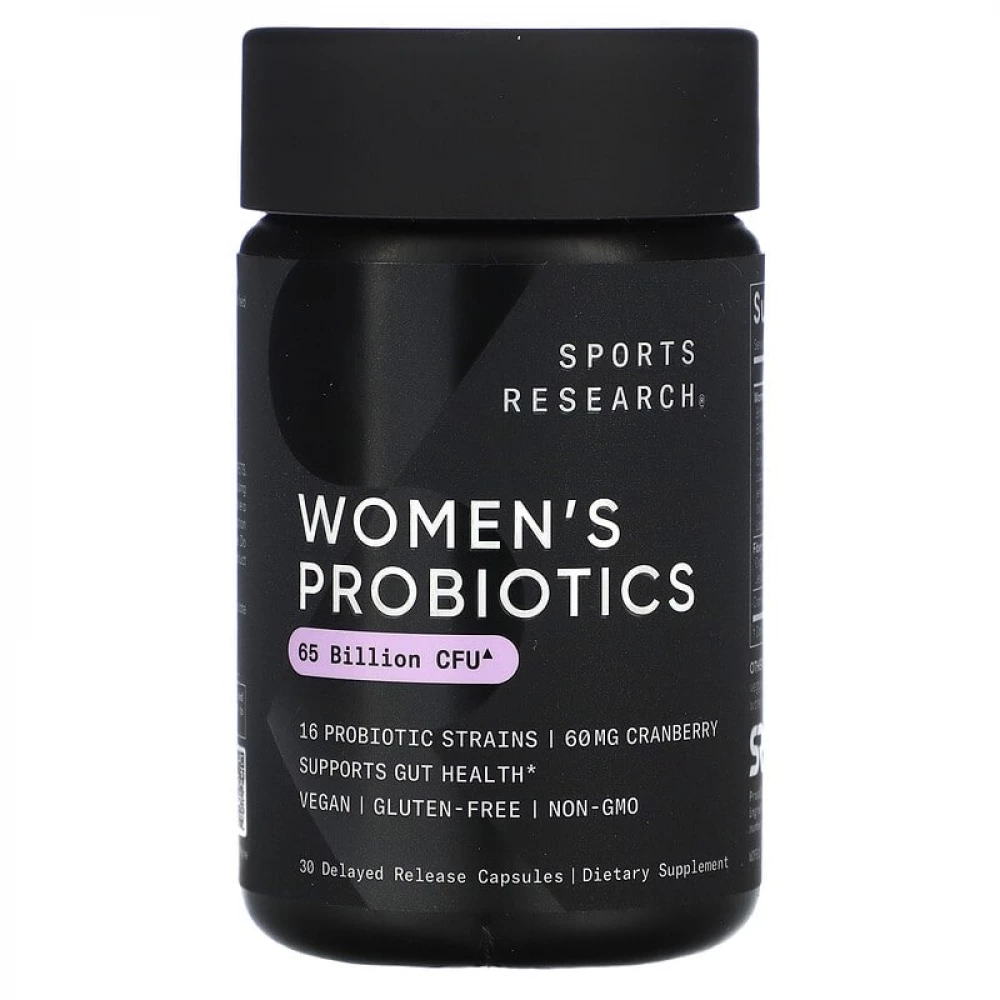 Пробіотики Sport Research Daily Women's Probiotics 65 Billion CFU - 30 veg caps