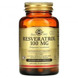 Ресвератрол Solgar Resveratrol 100 mg - 60 vcaps