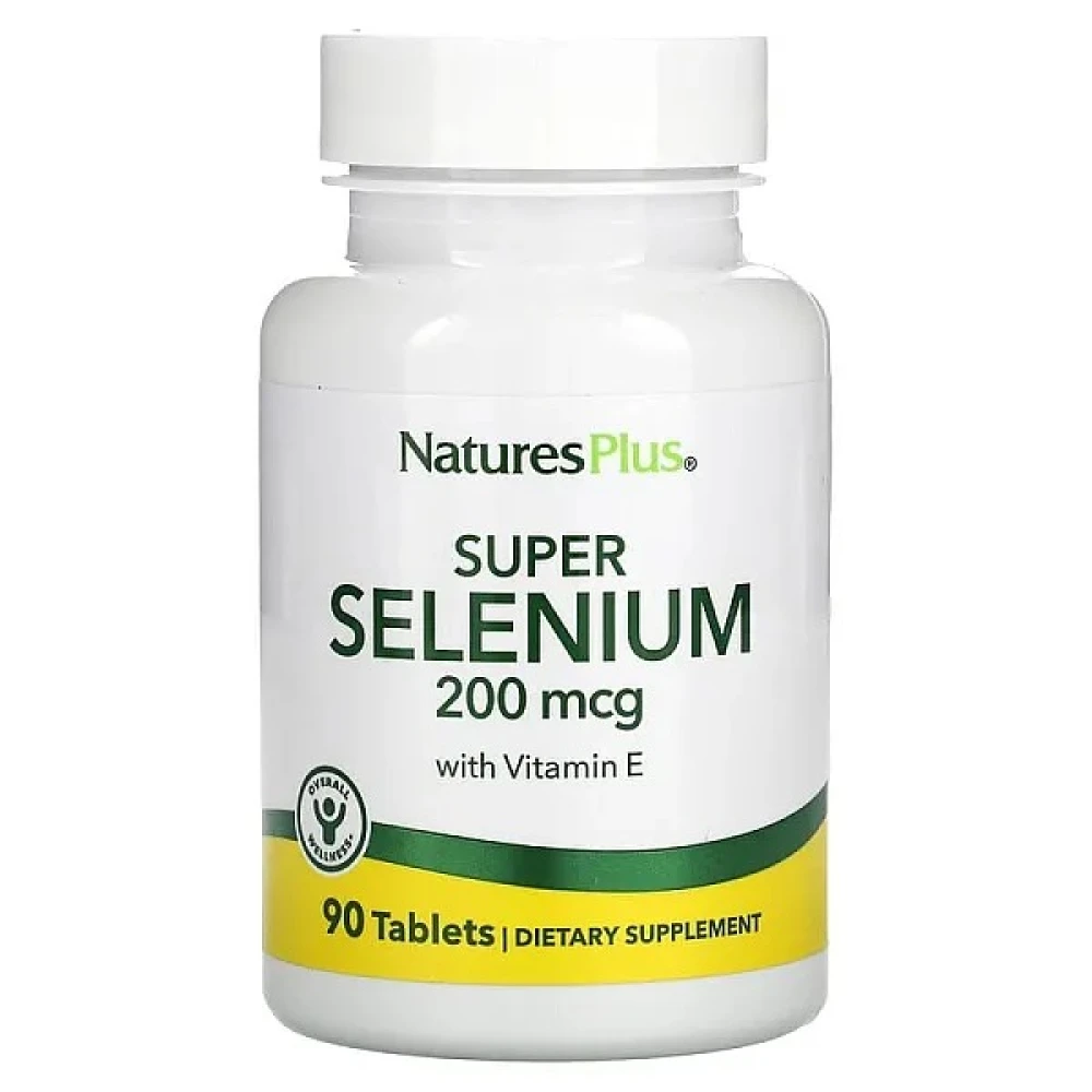 Селен Nature's Plus Super Selenium 200 mcg - 90 tabs