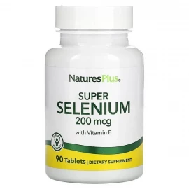 Селен Nature's Plus Super Selenium 200 mcg - 90 tabs