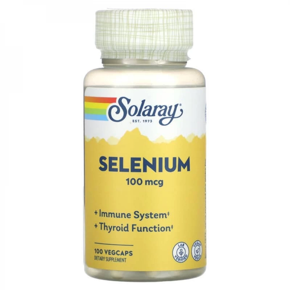 Селен Solaray Selenium 100 mcg - 100 caps