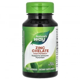 Цинк Natures Way Zinc 30 mg - 100 caps