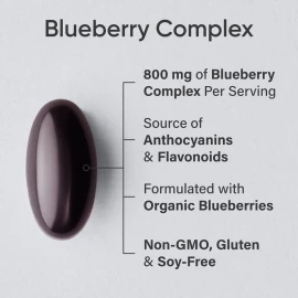 Чорниця Sport Research Blueberry Concentrate 800 mg - 60 softgels