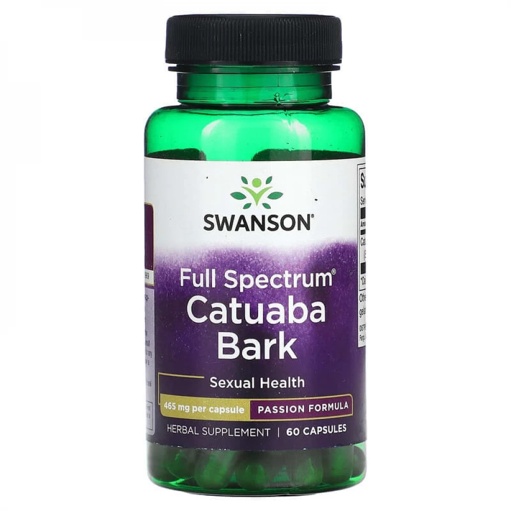 Кора Катуаба Swanson Full Spectrum Catuaba Bark 465 mg - 60 caps