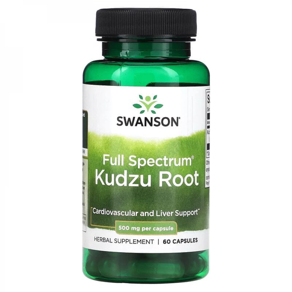 Кудзу Swanson Full Spectrum Kudzu Root 500 mg - 60 caps