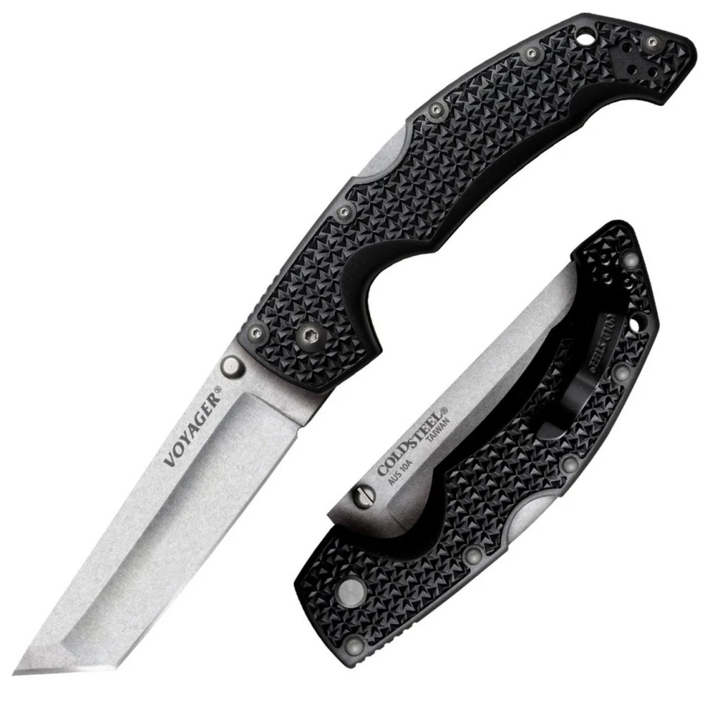 Ніж Cold Steel Voyager Large Tanto Point Plain Edge 10A