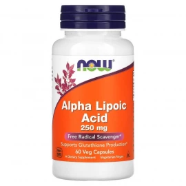 Альфа-липоевая кислота Now Foods Alpha Lipoic Acid 250 mg - 60 vcaps