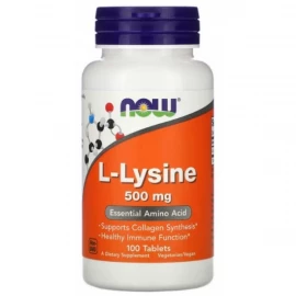 Амінокислота Now Foods Lysine 500mg - 100 tabs