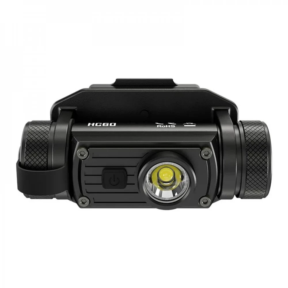 Фонарь налобный Nitecore HC60M (Cree XM-L2 U2, 1000 люмен, 8 режимів, 1x18650, USB), комплект
