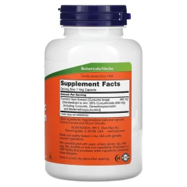 Куркумін Now Foods Turmeric Curcumin Extract - 120 vcaps