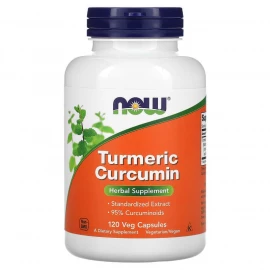 Куркумін Now Foods Turmeric Curcumin Extract - 120 vcaps