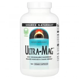 Магній Source Naturals Ultra-Mag - 180 vcaps