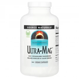 Магній Source Naturals Ultra-Mag - 360 vcaps