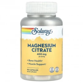 Магній цитрат Solaray Magnesium Citrate 400 mg - 90 vcaps