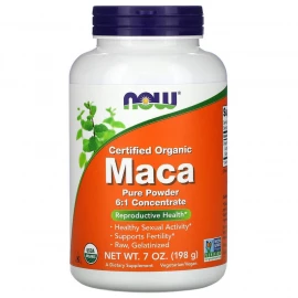 Мака Now Foods Maca Pure Powder 6:1 Concentrate - 198 g