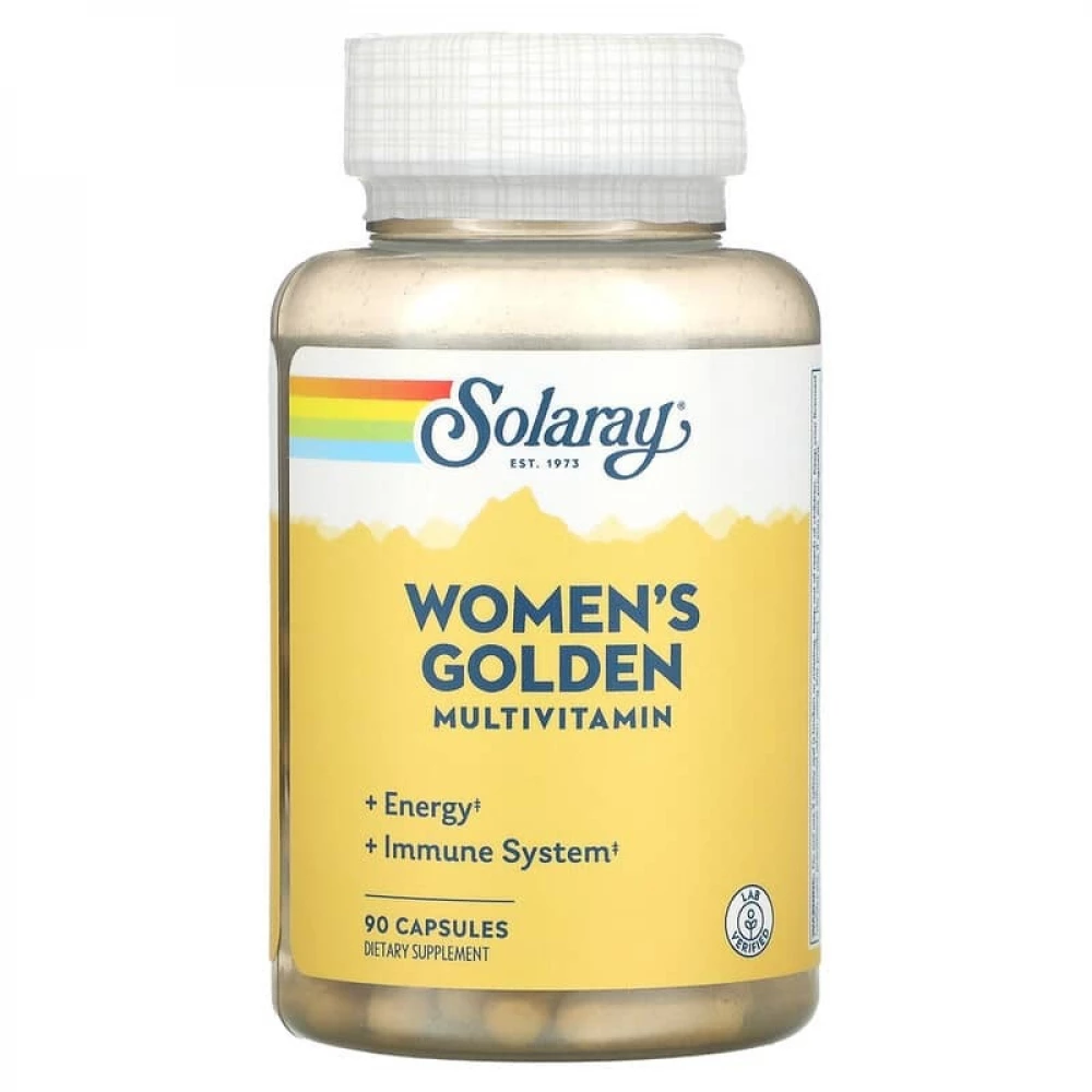 Мультивітаміни Solaray Women's Golden Multi-Vitamin  - 90 vcaps