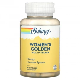 Мультивітаміни Solaray Women's Golden Multi-Vitamin  - 90 vcaps