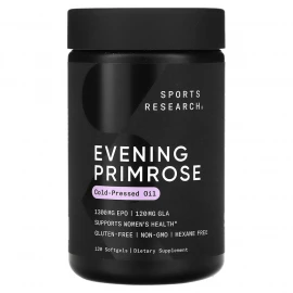 Олія вечірньої примули Sport Research Evening Primrose Oil 1300 mg - 120 softgels