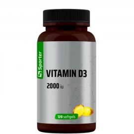 Витамины Sporter Vitamin D3 2000 ME - 120 гелевих капсул