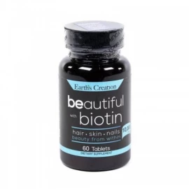 Біотин Earths Creation Beautiful Biotin 10,000 mcg - 60 таб