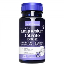 Магній цитрат Earths Creation Magnesium Citrate 1500 mg - 60 капс