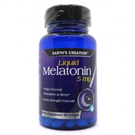 Мелатонін Earths Creation Melatonin 5 mg - 60 софт гель