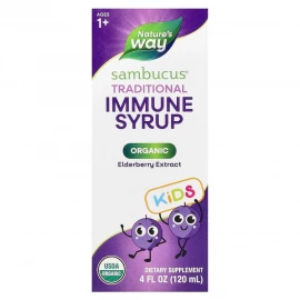 Бузина Natures Way Sambucus Immune Syrup For Kids - 120 ml