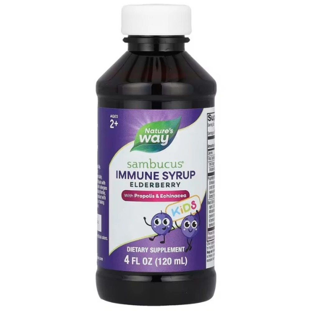 Бузина Natures Way Sambucus Immune Syrup For Kids - 120 ml